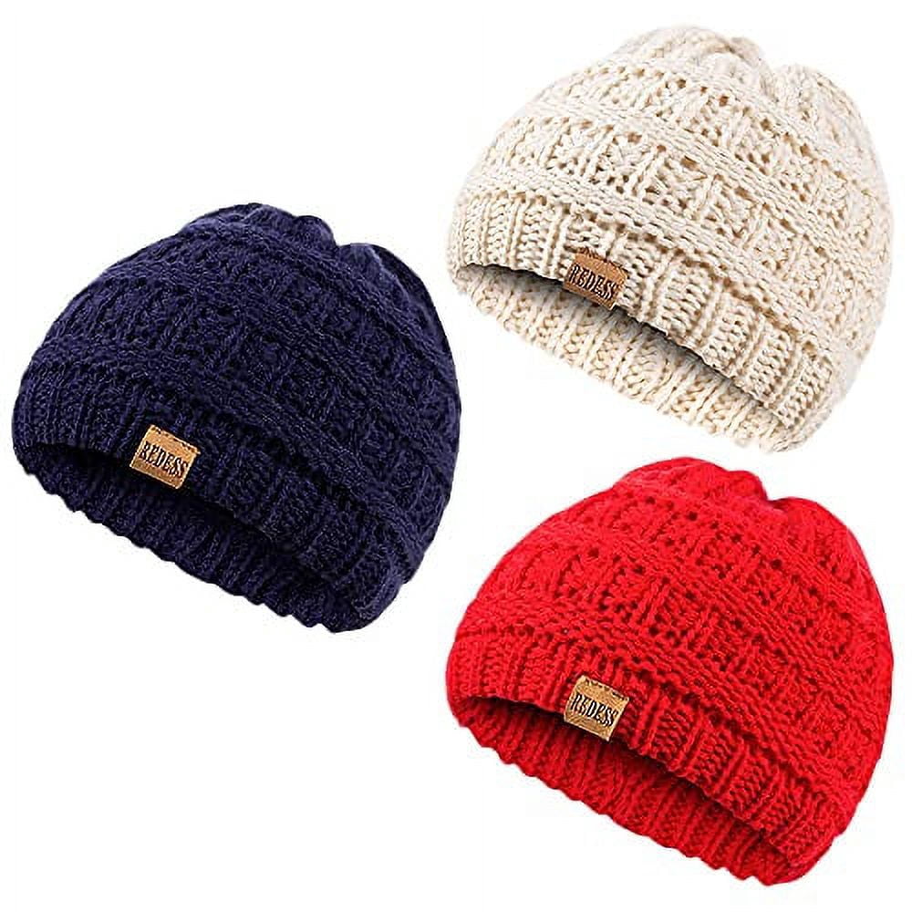 Baby Kids Winter Warm Hats, Infant Toddler Children Beanie Knit Cap Girls Boys
