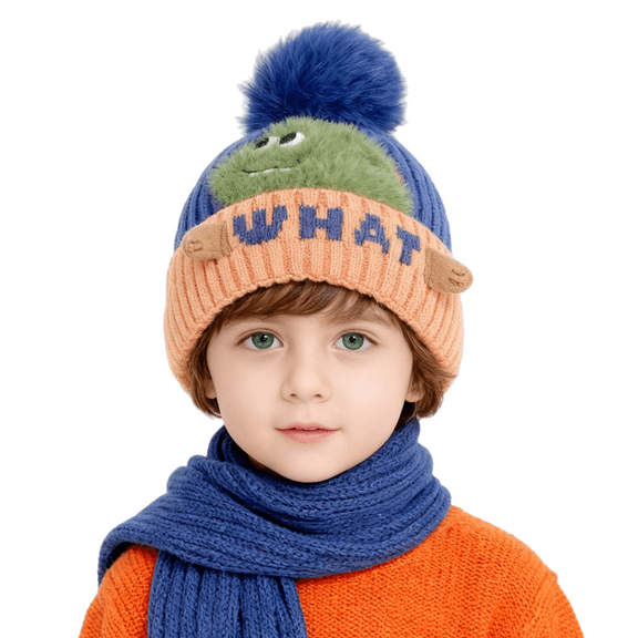 Baby Kids Winter Warm Hats, Infant Toddler Children Pom Pom Beanie Knit Cap Girls Boys