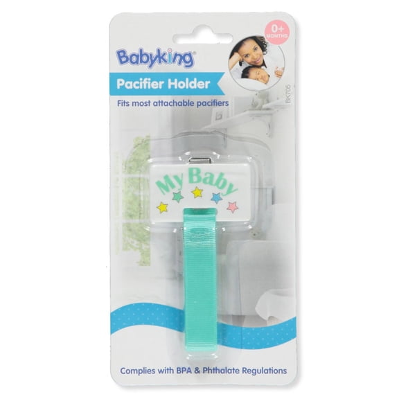 Baby King Pacifier Holder Color: green Size: one size