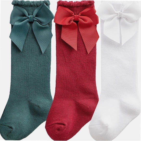 Baby Knee High Socks Newborn Infant Toddler Kids Socks Girls Uniform Leggings Dress Sock Long Cotton Stockings