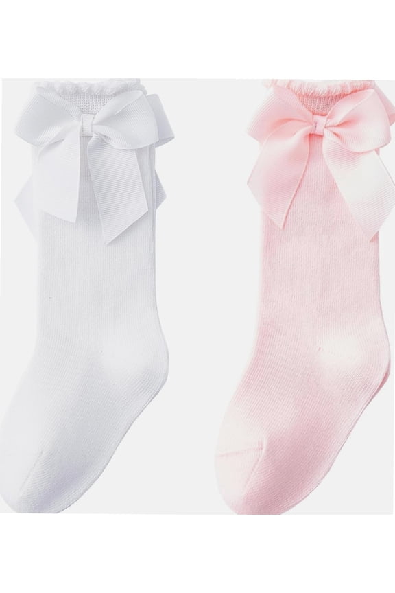 Baby Knee High Socks Newborn Infant Toddler Kids Socks Girls Uniform Leggings Dress Sock Long Cotton Stockings