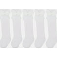 thumbnail image 1 of Baby Knee High Socks Newborn Infant Toddler Kids Socks Girls Uniform Leggings Dress Sock Long Cotton Stockings, 1 of 4