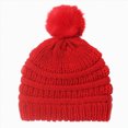 thumbnail image 1 of Baby Knitted Beaniess Winter Warm Knit Cap Solid Cute Hat Classic Outdoor Baby Beanies Hat, 1 of 4