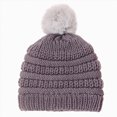thumbnail image 1 of Baby Knitted Beaniess Winter Warm Knit Cap Solid Cute Hat Classic Outdoor Baby Beanies Hat, 1 of 4