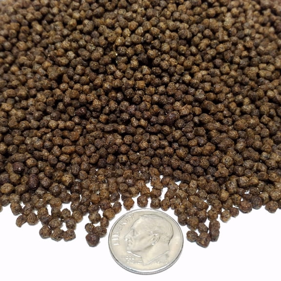 Baby Koi & Baby Pond Fish Pellet Food, 45% Protein 2.5mm Floating Pond & Aquarium Pellets17.5-lb Bulk Box