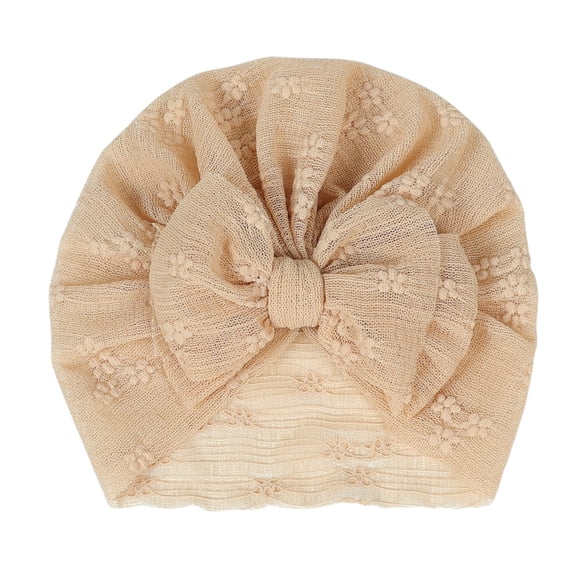 Baby Lace Hat Baby Turban Baby Girls Hospital Hat Infant Toddler Kid Hat Big Hair Bow Head Wrap Gift