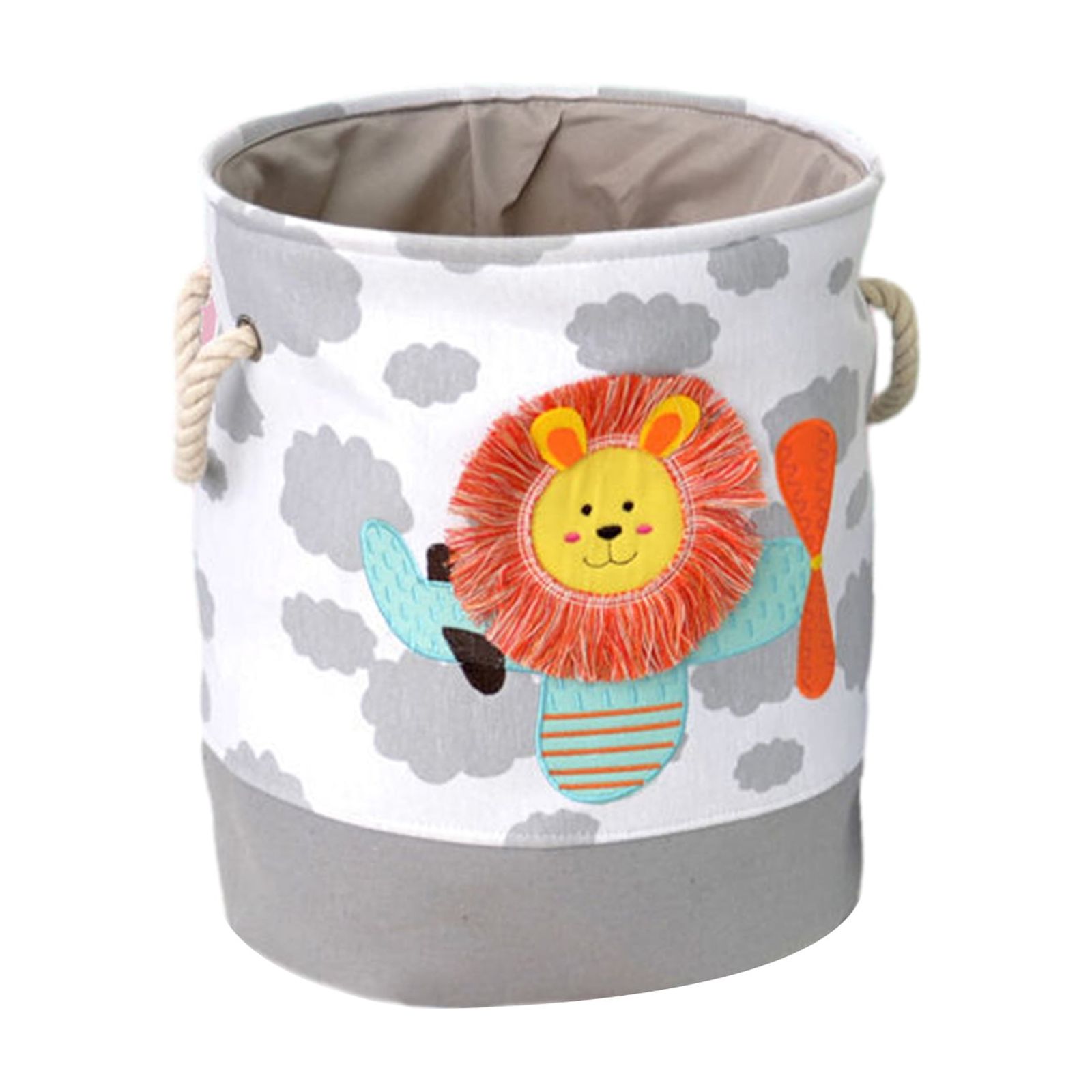 Baby Laundry Basket Cute Giraffe Foldable Toy Storage Bucket Picnic Dirty Clothes Basket Box Cartoon Animal Organizer