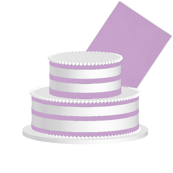 Baby Lavender Pink Edible Frosting Sheet Premium Icing Sheet for Cakes, Cupcakes, Cookies & Dessert Decorating