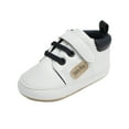 thumbnail image 1 of Baby Leather Sandals Sports Style Prewalker Sneaker Design Comfortable Baby Sandals for Play,Z03 White,6-9 Months, 1 of 8
