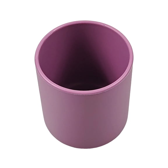 Baby Led Weaning Silicone Cup 12oz with Sprinkles Design - Training Cup for Toddlers - Weighted Base for Stability - Wine Color