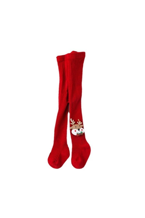 Baby Leggings Stocking Toddler Girl Socks Tights for Baby Girls Kids Winter Knitted Leggings Christmas Gift