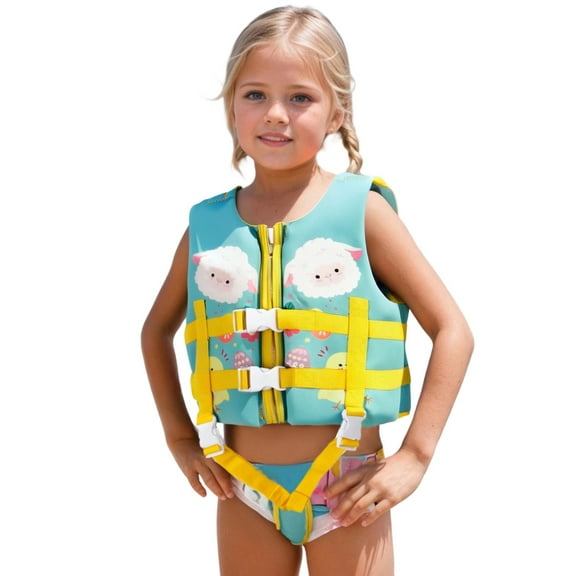 Baby Life Jacket 3-5 Years Kids Life Vest Approved Type III Life Jacket for Boating Swimming Watersports Fitted for Kids Under 30 50 lbs #Light Blue