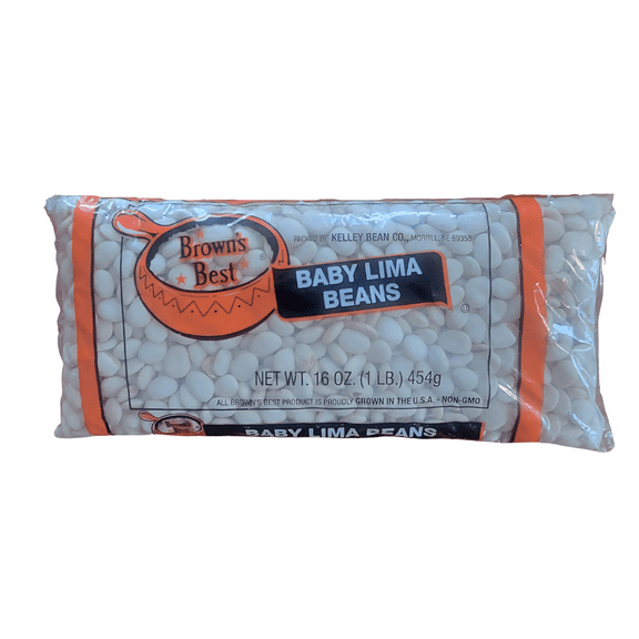 Baby Lima Beans 3 Ct. - 1 LB. Bags