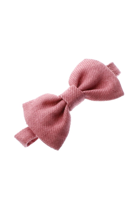 Baby Linen Adjustable Pre-Tied Bow Tie - Faded Red