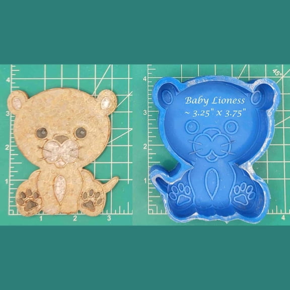 Baby Lioness Silicone Freshie Mold