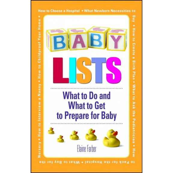 Pre-Owned Baby Lists: What to Do and What to Get to Prepare for Baby (Paperback) 1598692380 9781598692389