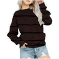 thumbnail image 1 of Baby Long Sleeve Shirts Discounts Girls Crewneck Oversized Sweatshirt Kids Fashion Long Sleeve Pullover Tops 1-12 Years Toddler Pullover Sweatshirt Coffee 2-3T, 1 of 5