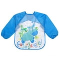thumbnail image 1 of Baby Long Sleeve Waterproof Bib Smock Cartoon Pattern Feeding Apron Stain Resistant Washable Burp Cloth for Mealtime Daily Care and Travel, 1 of 4