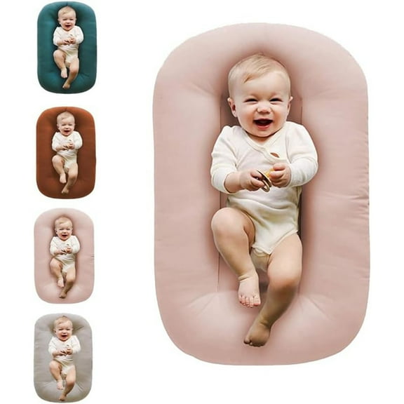 Baby Lounger Pillow for Infants Babies 0 12 Months Lounger for Baby Soft Cotton Breathable Infant Floor Seats & Loungers for Newborn Gifts