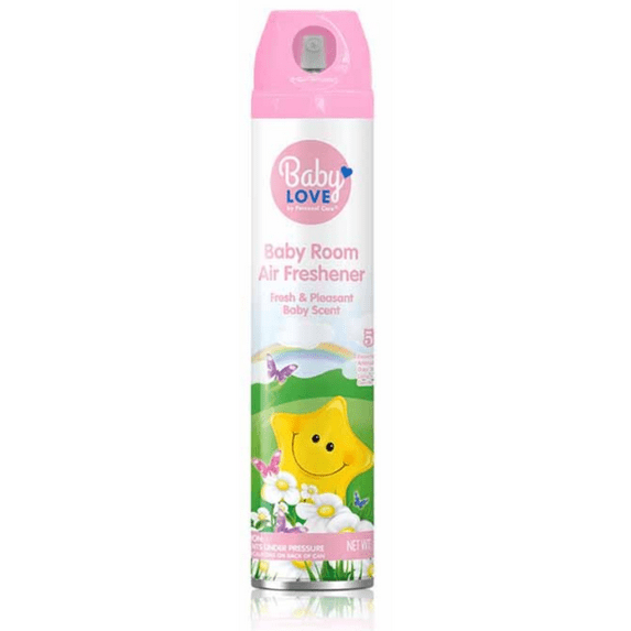 Baby Love Baby Room Air Freshener Fresh Pleasant Scent Baby Pink 8 Oz.