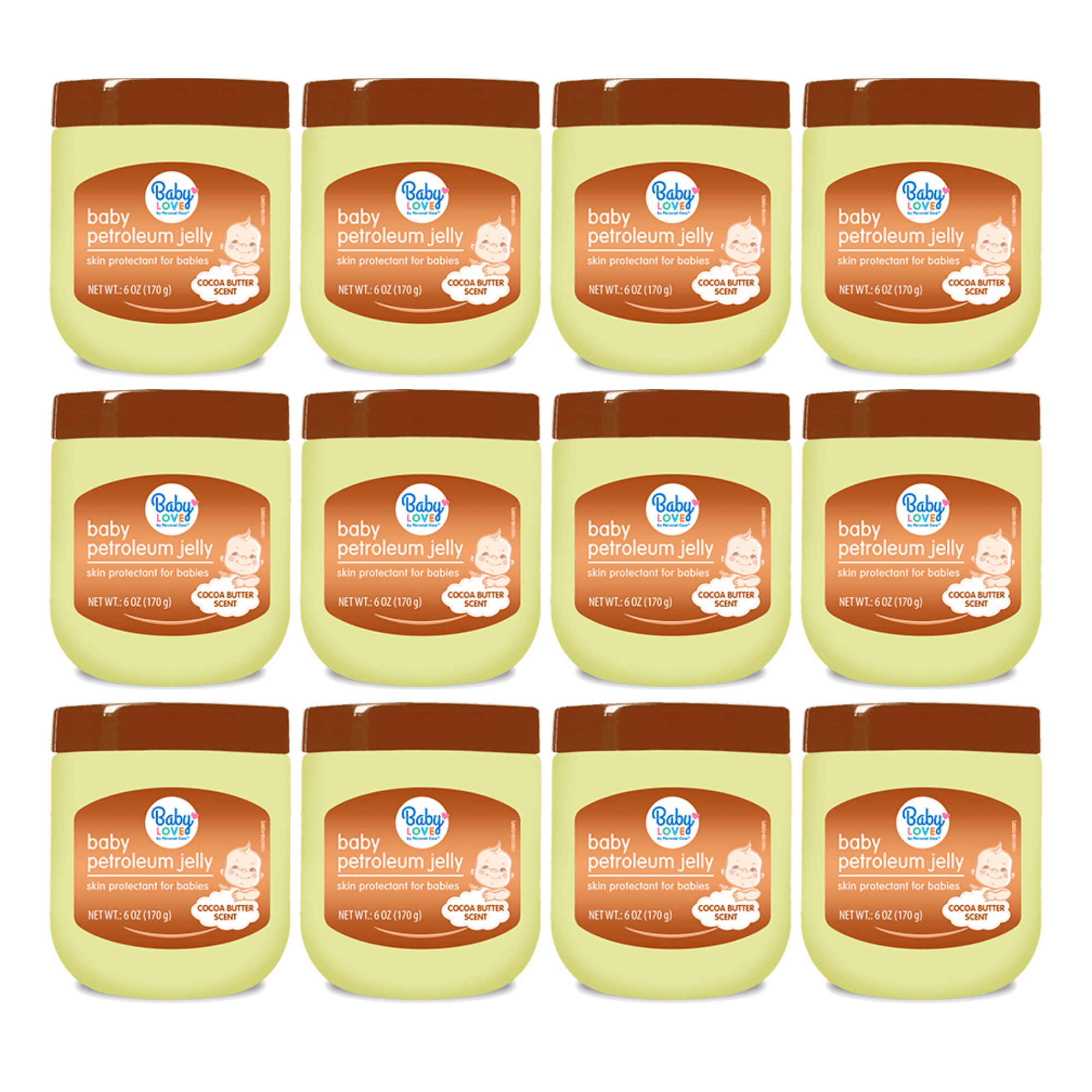 Baby love personal care cocoa butter petroleum baby jelly for chafed