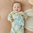 thumbnail image 1 of Baby Lovey Security Blanket with Animal Head â Soft Plush Comfort Toy for & Toddlers â 10 Inch Bunny, Elephant & Giraffe Designs â Soothes & Calms for Sleep, 1 of 3