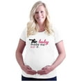 thumbnail image 1 of Baby Made Me Eat It Expecting Bump Women's Maternity T Shirt Tee Brisco Brands L, 1 of 7