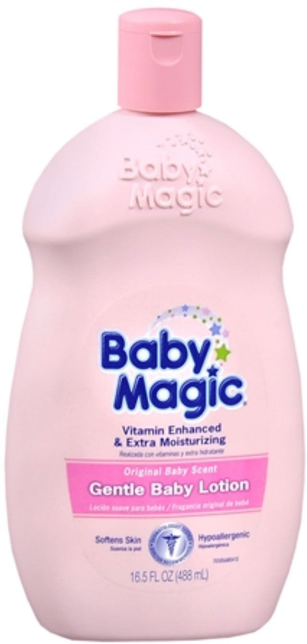 Baby Magic Gentle Baby Lotion Original Baby Scent 16.50 oz (Pack of 2)