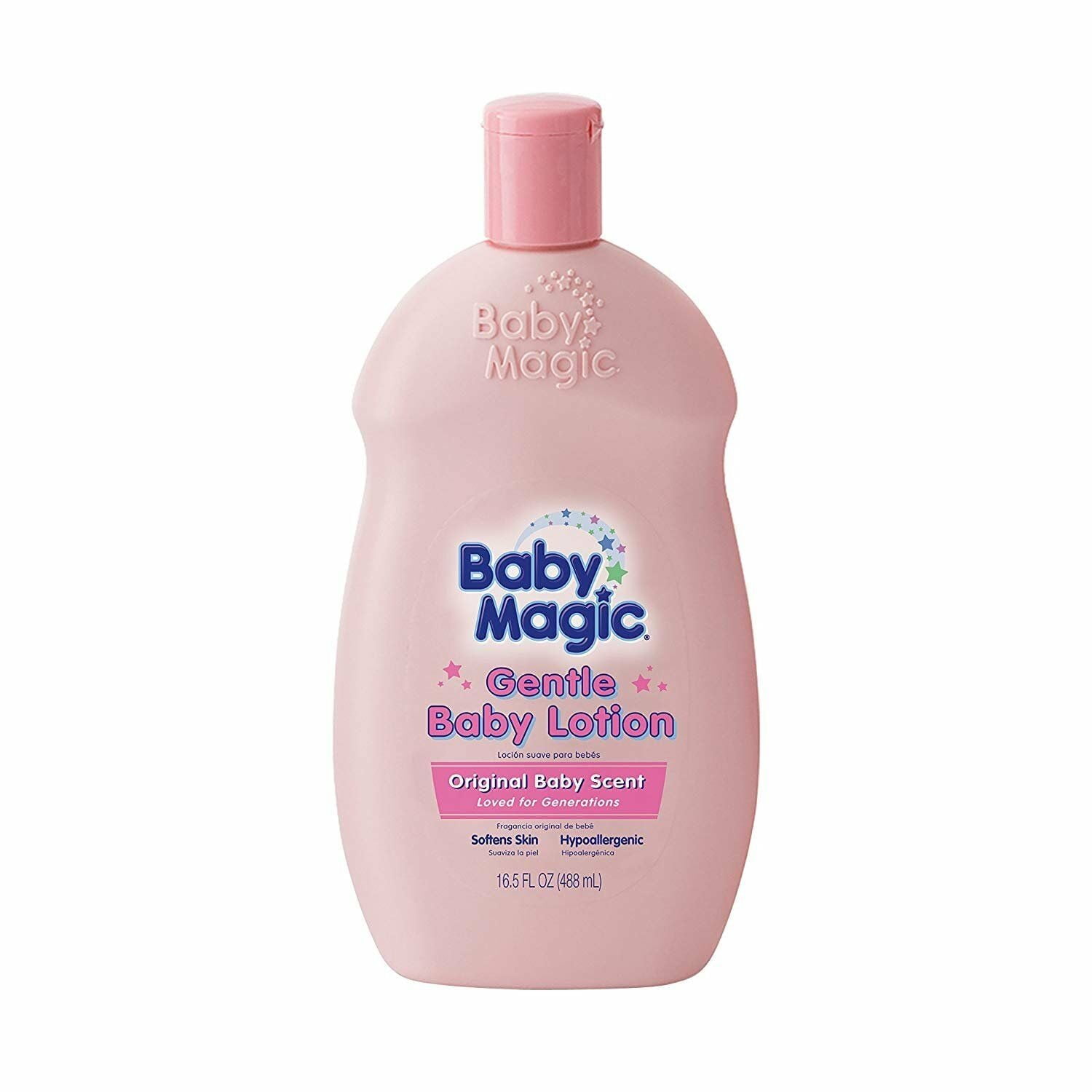 Baby Magic Gentle Baby Lotion, Original Baby Scent, Hypoallergenic 16.5 oz, Pack of 4