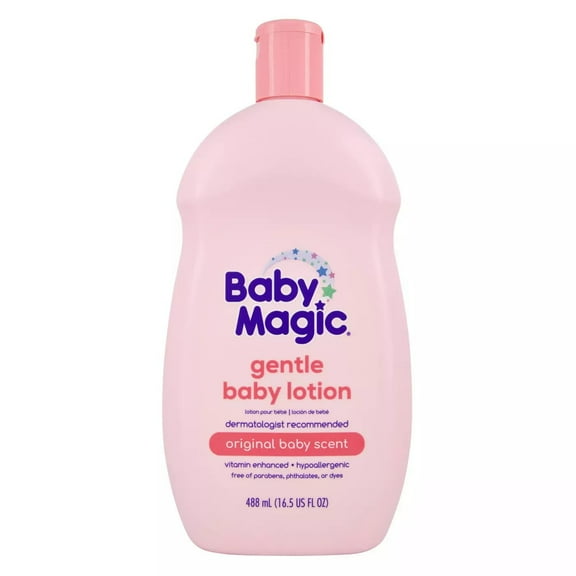 Baby Magic Gentle Baby Lotion with Original Baby Scent, 16.5 oz, 2 Pack