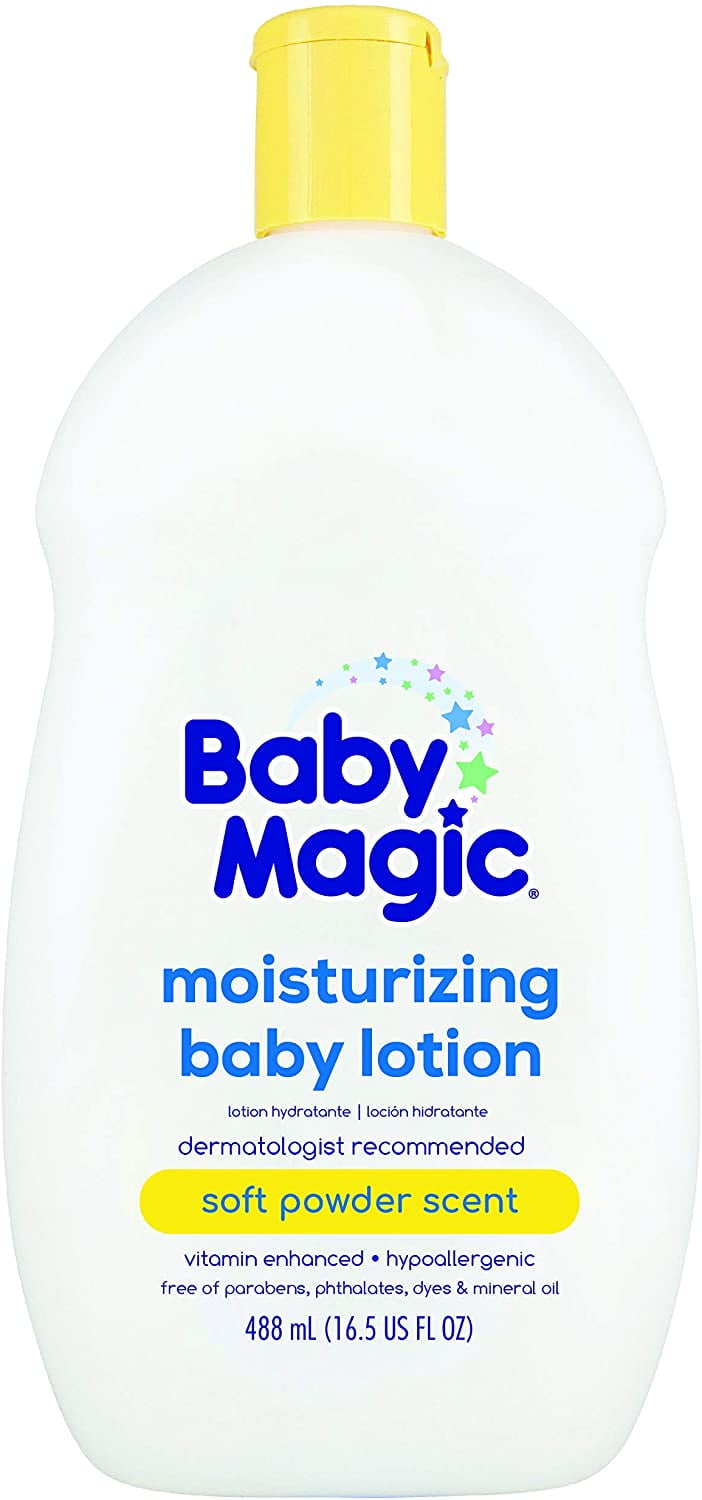 Baby Magic Moisturizing Baby Lotion, Soft Powder Scent, Hypoallergenic, 16.5 oz.