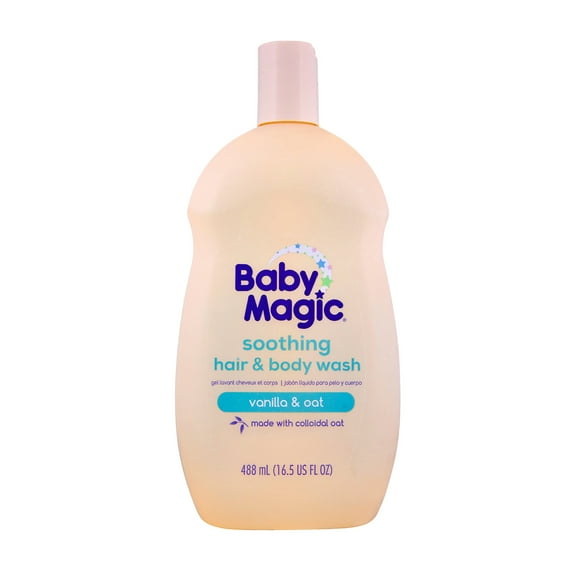 Baby Magic Soothing Hair & Body Wash, Vanilla & Oat, Hypoallergenic, 16.5 fl oz