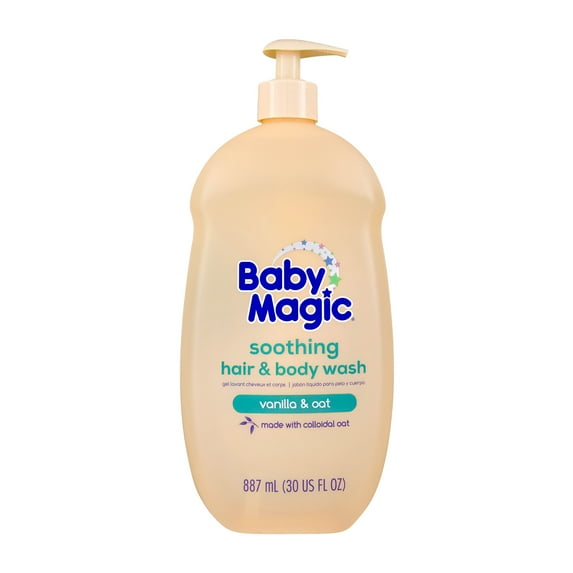 Baby Magic Soothing Hair & Body Wash for Children, Vanilla & Oat, 30 fl oz