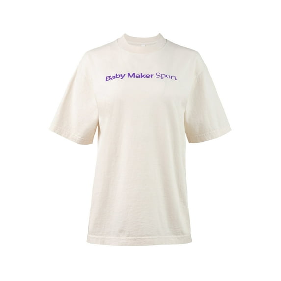 Baby Maker Sport Tee Creme Small