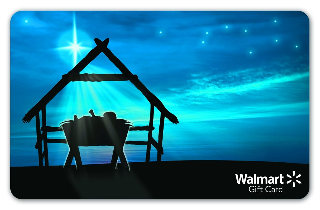 Baby Manger Holiday Walmart Gift Card