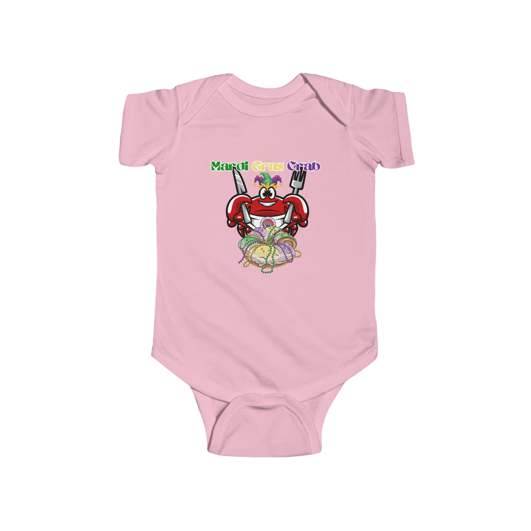 Baby Mardi Gras Crab Onesie