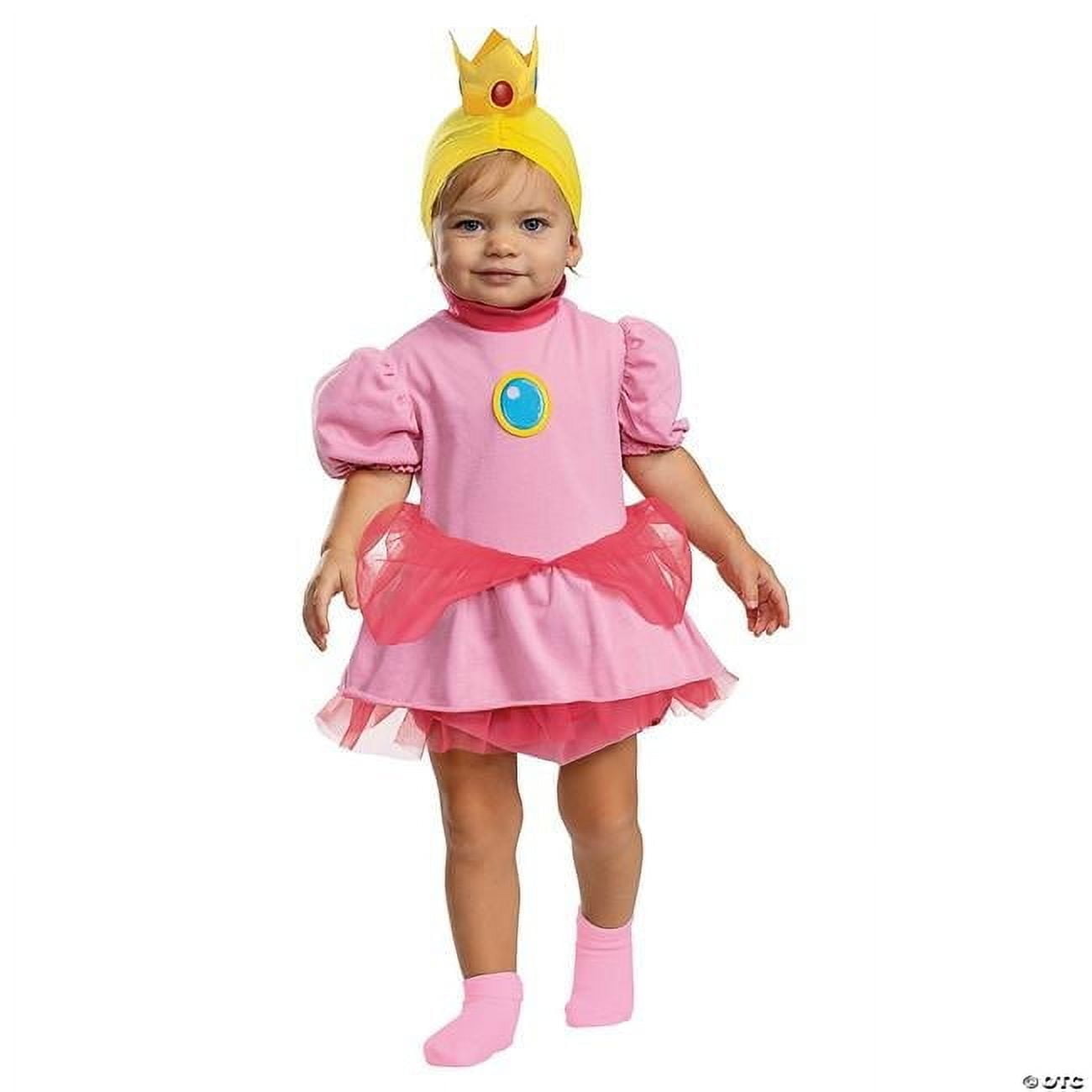 Baby Mario Bros Princess Peach Costume for 12-18 Months