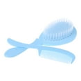 thumbnail image 1 of Baby Massage Care Soft Comb & Brush Set, 1 of 8