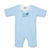 HALO Baby Merlin's Magic Sleepsuit - Microfleece Baby Transition Swaddle - Baby Sleep Suit - Blue - 6-9 Months