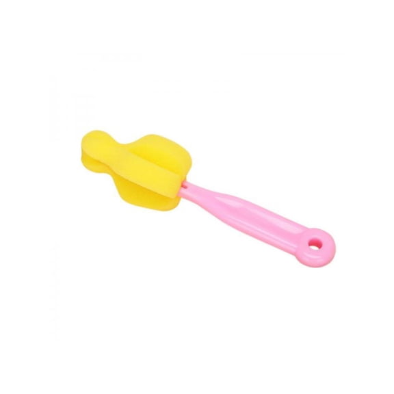Baby Milk Bottle Nipple Sponge Brush Long Handle Feeding Cleaner