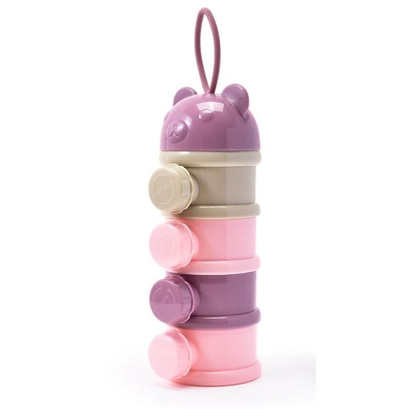 Baby Milk Powder Box, Portable Food Supplement Storage for Travel, Sealed Tank for Rice, Noodles, Snacks, and Baby Accessories