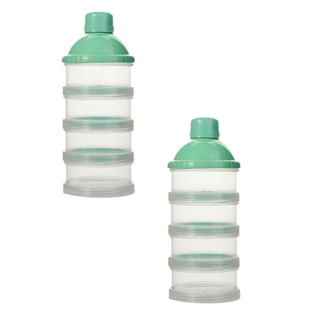 Bambebe Milk Powder Dispenser Formula Milk Powder Pots 4 Layer Portable Milk Powder Container Baby Snack Storage Box For Travel And Outdoor Activitie