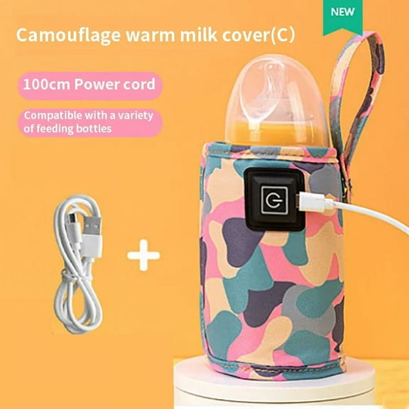 Baby Milk Water Warmer Portable Travel Stroller Insulated Bag Baby Nursing Bottle Heater Safe Kids Supplies for Outdoor Winter