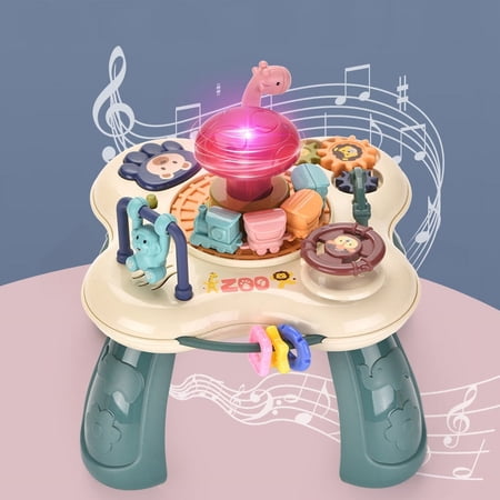 Baby Mini Musical Table Toy Baby Sensory Toy Touch and Explore Activity Table