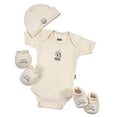 thumbnail image 1 of Baby Mink 100% Certified Organic Cotton Newborn 4 Piece Baby Shower Gift Set, 1 of 3