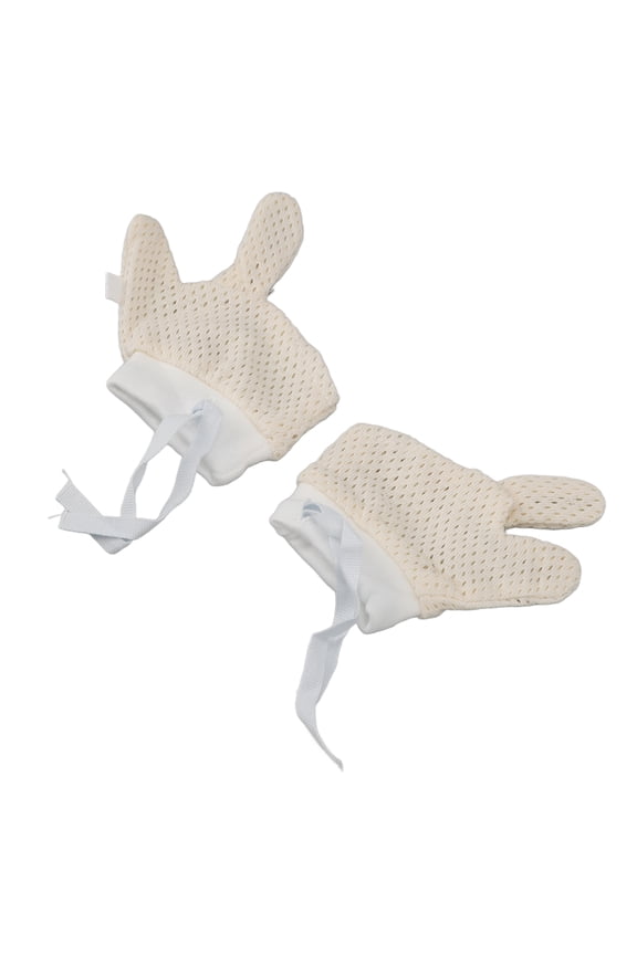 Baby Mittens Mesh Hand Gloves with Drawstring Scratch Free Unisex for Infants Newborns Boys Girls S