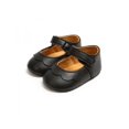 thumbnail image 1 of Baby Moccasins Baby Girl Shoes PU Leather Shoes With Rubber Sole Anti-slip First Walkers Newborn Girls Pink White Black Shoes (Toddler/Little Baby Girls), 1 of 7