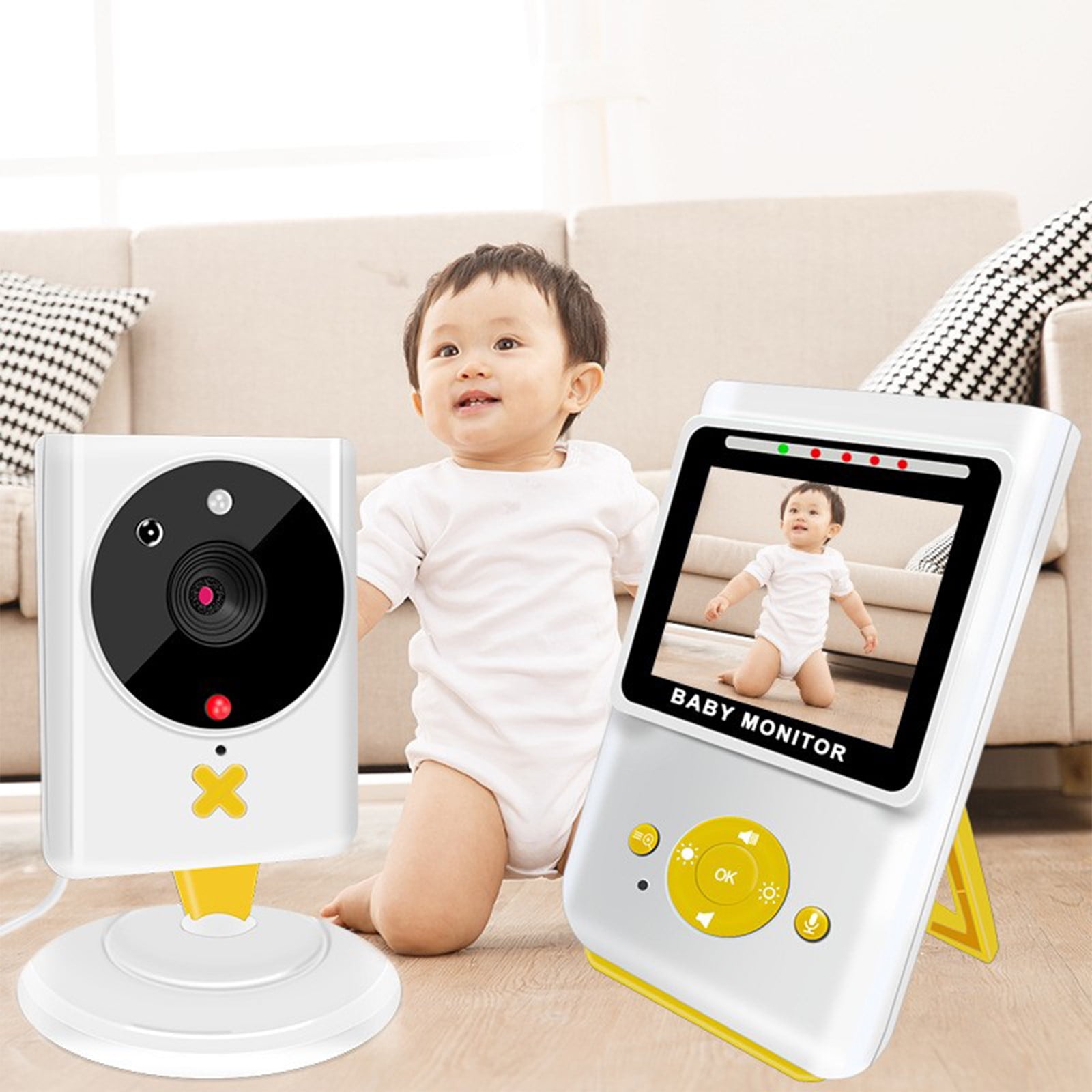 Baby Monitor 2.4 Inch LCD Display Video Baby Monitor Digital 2.4Ghz