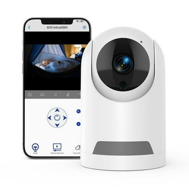 Baby Monitor, 360° Wireless 5G Nanny Cam with Safety Alerts, 4MP HD WiFi Camera for Human & Pet Detection, Home Security Camera with Two-Way Audio, Motion Tracking, IR Night Vision