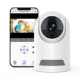 thumbnail image 1 of Baby Monitor, 360° Wireless 5G Nanny Cam with Safety Alerts, 4MP HD WiFi Camera for Human & Pet Detection, Home Security Camera with Two-Way Audio, Motion Tracking, IR Night Vision, 1 of 8